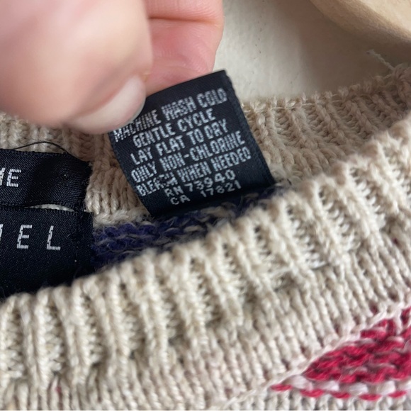 Henry Grethel Studio Knit Sweater L Multicolor Oversized Cotton Linen Blend - Picture 9 of 9